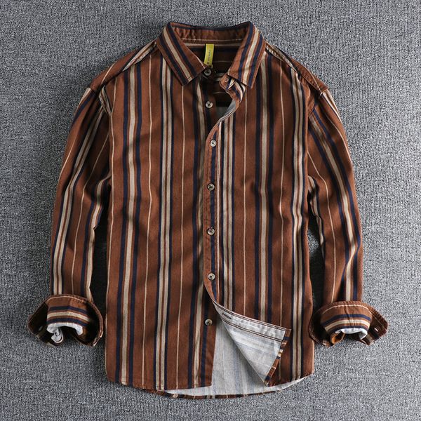 retro striped long-sleeved shirt men's cotton slim fit shirts loose and comfortable hip hop clothing men clothes spring autumn casual, White;black
retro striped long-sleeved shirt men's cotton slim fit shirts loose and comfortable hip hop clothing men clothes spring autumn casual, White;black