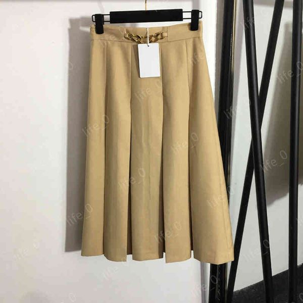 womens designer dress hardware chain high waist a-line skirt luxury valen summer dresses for wedding party, Black;gray
womens designer dress hardware chain high waist a-line skirt luxury valen summer dresses for wedding party, Black;gray