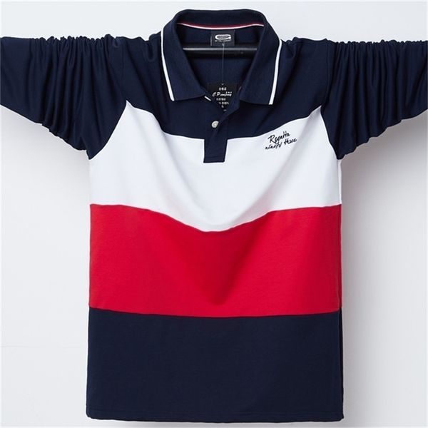 polo shirt men big tall long sleeves tees cotton male large tee autumn fit slim patchwork polo shirts plus size m-5xl 220421, White;black
polo shirt men big tall long sleeves tees cotton male large tee autumn fit slim patchwork polo shirts plus size m-5xl 220421, White;black