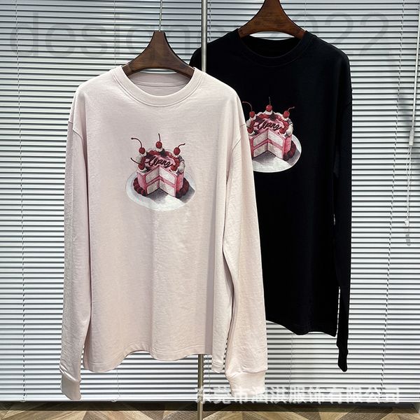 women's t-shirt designer chaopai aw king spring and autumn classic cake printing loose long sleeve round neck t iau8, White
women's t-shirt designer chaopai aw king spring and autumn classic cake printing loose long sleeve round neck t iau8, White