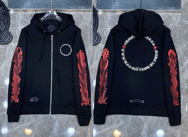 fashion mens classic luxury zipper hoodies designer sweatshirts horseshoe sanskrit cross print pullover hooded sweater woman loose jackts, Black
fashion mens classic luxury zipper hoodies designer sweatshirts horseshoe sanskrit cross print pullover hooded sweater woman loose jackts, Black