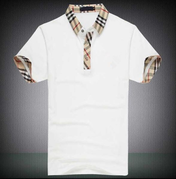 fashion designer men's polos shirts short sleeve single lapel shirt jacket sportswear jogging luxury britain men clothes short, White;black
fashion designer men's polos shirts short sleeve single lapel shirt jacket sportswear jogging luxury britain men clothes short, White;black