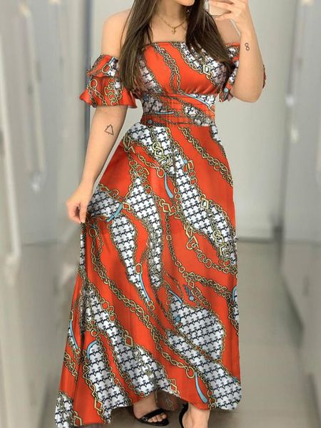 women print off shoulder long dress orange floral a line high waist party fashion celebrate maxi female vestidos robes, Black;gray
women print off shoulder long dress orange floral a line high waist party fashion celebrate maxi female vestidos robes, Black;gray