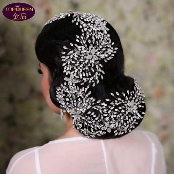 lengthen diamond wedding tiara baroque bridal headwear rhinestone with wedding jewelry hair accessories diamond bridal crowns headpieces hp4, Silver
lengthen diamond wedding tiara baroque bridal headwear rhinestone with wedding jewelry hair accessories diamond bridal crowns headpieces hp4, Silver