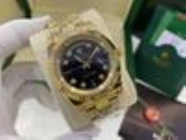 with original box luxury fashion watches 8k yellow gold diamond dial & bezel 18038 automatic mens men's watch 2813, Slivery;brown
with original box luxury fashion watches 8k yellow gold diamond dial & bezel 18038 automatic mens men's watch 2813, Slivery;brown
