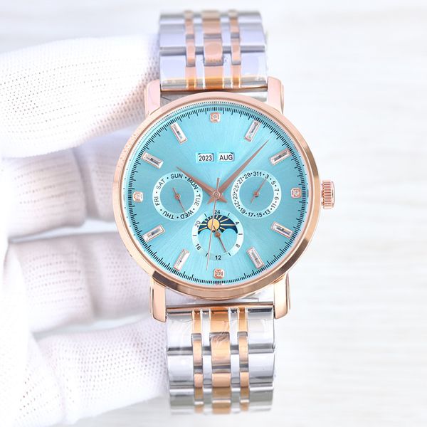 watch automatic mechanical movement watches for men wristwatch 43mm business designer wristwatches stainless steel case montre de luxe, Slivery;brown 
watch automatic mechanical movement watches for men wristwatch 43mm business designer wristwatches stainless steel case montre de luxe, Slivery;brown