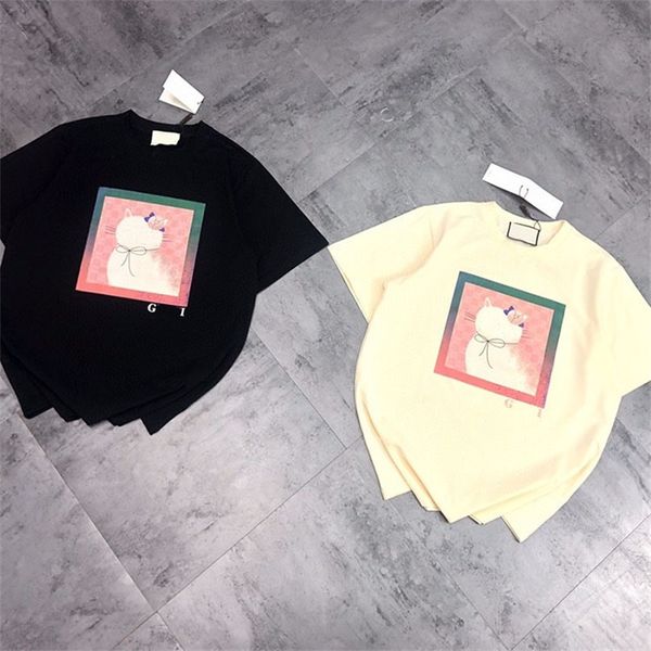 2022 factory wholesale new summer girl style p frame cat print round neck short sleeve female age reduction sweet t-shirt g120085 4dc1, White
2022 factory wholesale new summer girl style p frame cat print round neck short sleeve female age reduction sweet t-shirt g120085 4dc1, White