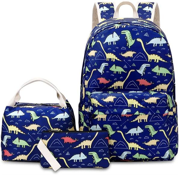 3pcs cool dinosaur prints backpack elementary girls boys bookbag rucksack primary school bag set with lunch bag
3pcs cool dinosaur prints backpack elementary girls boys bookbag rucksack primary school bag set with lunch bag