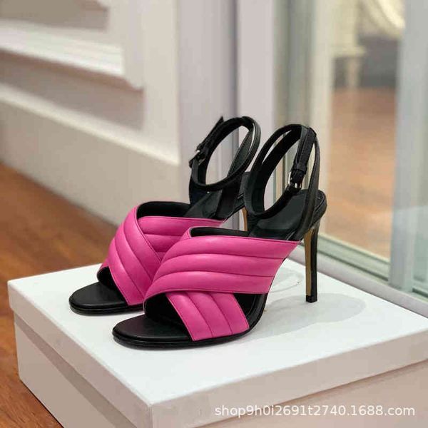 sandals spring and summer layer cowhide open toe thin heel sandals cross belt women's high heels 5mti, Black
sandals spring and summer layer cowhide open toe thin heel sandals cross belt women's high heels 5mti, Black