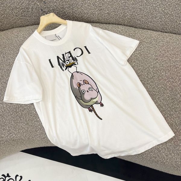 women's t-shirt designer spring and summer 2022 new luojia cartoon animation embroidery printing fashion light luxury short sleeve t-sh, White
women's t-shirt designer spring and summer 2022 new luojia cartoon animation embroidery printing fashion light luxury short sleeve t-sh, White