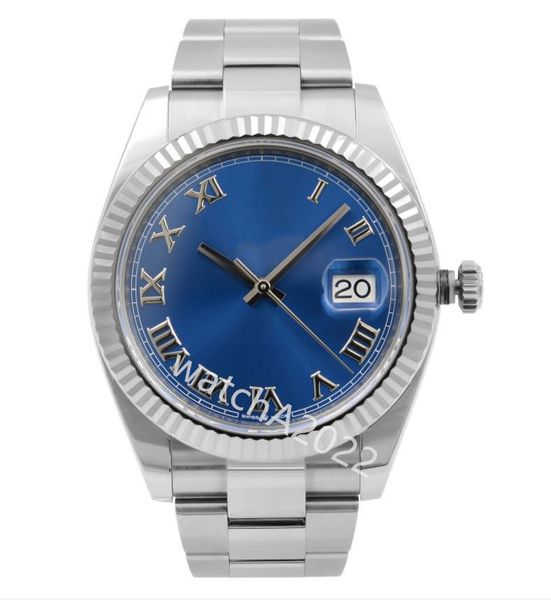 kt luxury watch 41mm movement white gold steel blue roman numeral dial date automatic 126334 men's wristwatches, Slivery;brown
kt luxury watch 41mm movement white gold steel blue roman numeral dial date automatic 126334 men's wristwatches, Slivery;brown