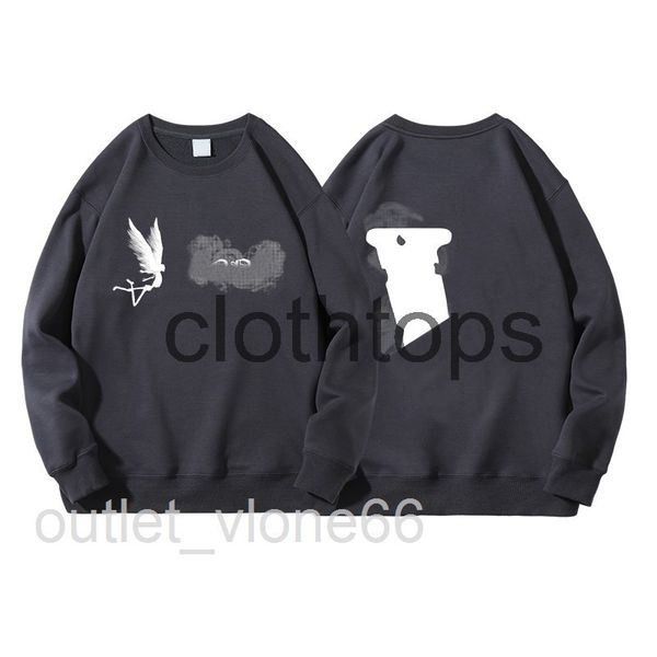 2022 autumn and winter plush national tide hoodless sweatshirt men women firework angel round neck high street jacket vlones loose, Black
2022 autumn and winter plush national tide hoodless sweatshirt men women firework angel round neck high street jacket vlones loose, Black