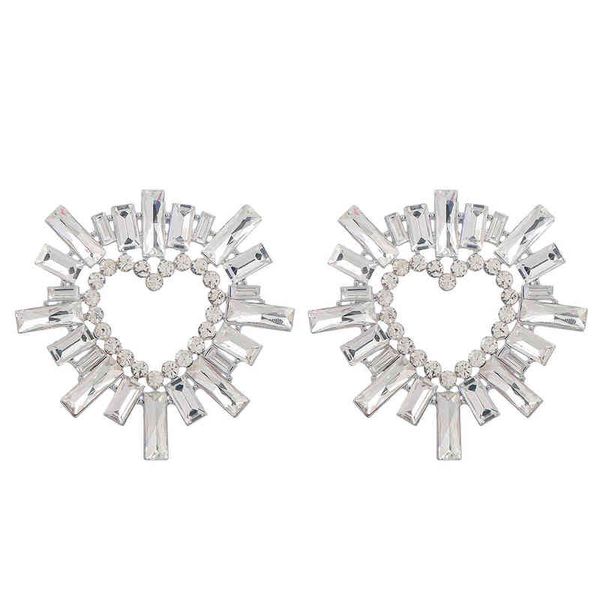 earrings new trend sparkling rhinestone earrings women heart shape dinner wedding accessories fashion statement jewelry 220808, Silver
earrings new trend sparkling rhinestone earrings women heart shape dinner wedding accessories fashion statement jewelry 220808, Silver