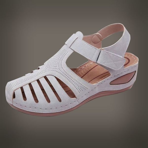 ladies sandals summer new hollow soft bottom round head fashion comfortable sandals running shoes large size thick bottom women 210306, Black
ladies sandals summer new hollow soft bottom round head fashion comfortable sandals running shoes large size thick bottom women 210306, Black