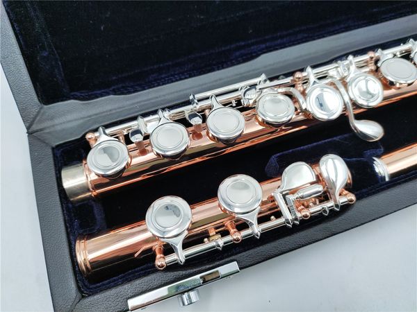 gold lacquer muramatsu flute closed holes split e brand 16 keys musical instrument flute with case
gold lacquer muramatsu flute closed holes split e brand 16 keys musical instrument flute with case