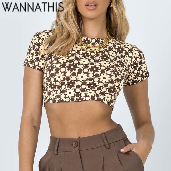 summer cropped woman korean floral printing brown o-neck short sleeve e-girl casual fashion tee2022 cute, White
summer cropped woman korean floral printing brown o-neck short sleeve e-girl casual fashion tee2022 cute, White