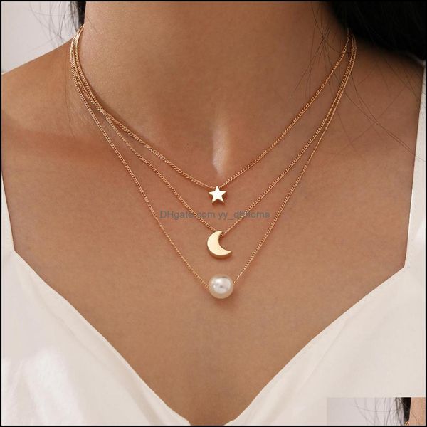 pendant necklaces pendants jewelry simple star moon necklace for women new bijoux statement collier fashion drop delivery 2021 kcp0s, Silver
pendant necklaces pendants jewelry simple star moon necklace for women new bijoux statement collier fashion drop delivery 2021 kcp0s, Silver