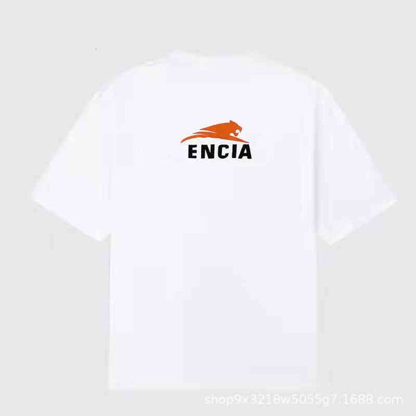 women's t-shirt exclusive tiger front and back embroidery casual short sleeve loose men's women's trend os, White
women's t-shirt exclusive tiger front and back embroidery casual short sleeve loose men's women's trend os, White