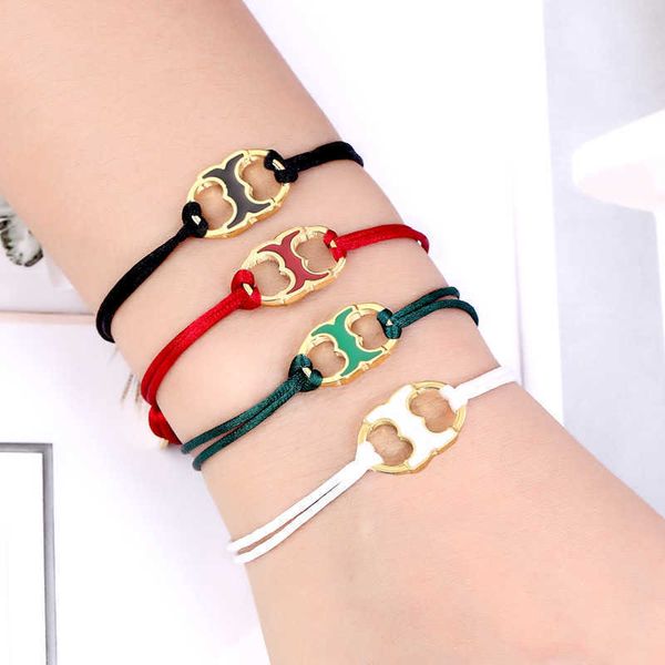 zlxgirl women's stainless steel bracelet, adjustable jewelry, simple, cuff shape, different colors, painted rope, gift, Golden;silver
zlxgirl women's stainless steel bracelet, adjustable jewelry, simple, cuff shape, different colors, painted rope, gift, Golden;silver