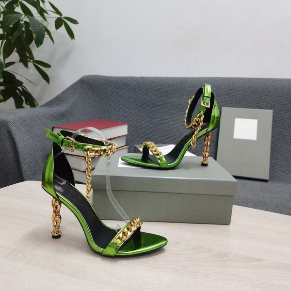 women metal decoration sandals summer fashion strange style high heels gladiator shoes woman party dress shoes big size 43, Black
women metal decoration sandals summer fashion strange style high heels gladiator shoes woman party dress shoes big size 43, Black