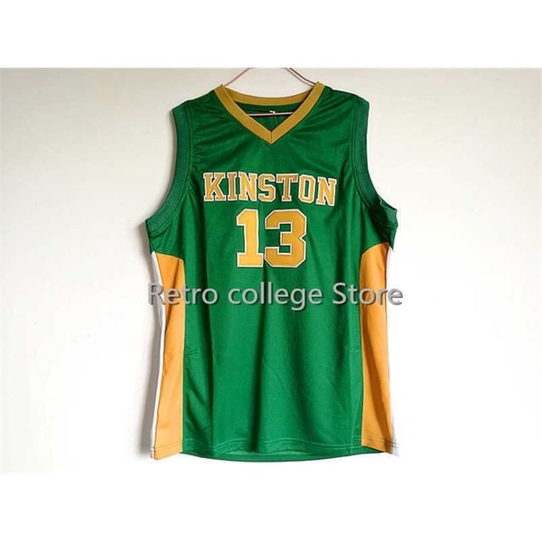 xflsp 13 brandon ingram kinston green basketball jersey stitched embroidery, Black
