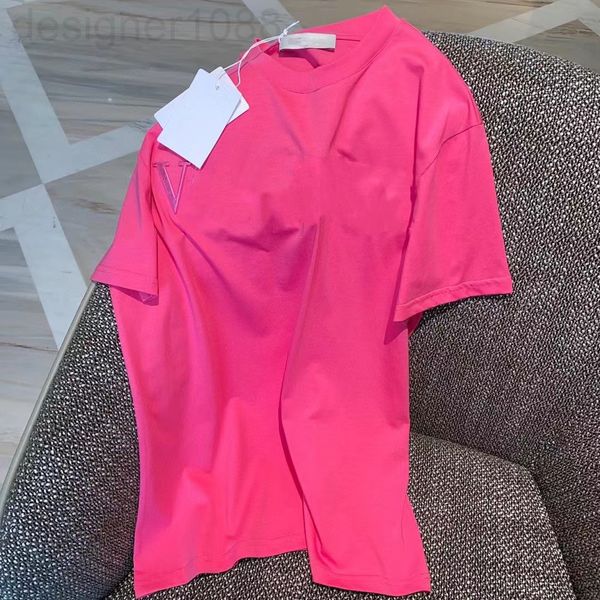 women's t-shirt designer 22 spring and summer new vl steel printed three-dimensional letters embossed solid color simple fashion round, White
women's t-shirt designer 22 spring and summer new vl steel printed three-dimensional letters embossed solid color simple fashion round, White