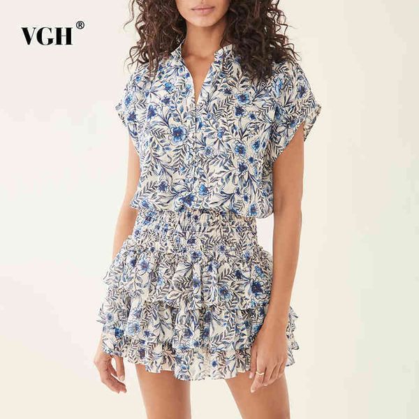 print two piece set for women lapel short sleeve high elastic waist patchwork ruffle mini skirt casual sets female 210507, White
print two piece set for women lapel short sleeve high elastic waist patchwork ruffle mini skirt casual sets female 210507, White