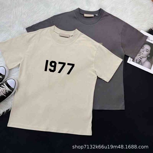 s new summer fog season 1977 flocking printed cotton short sleeve t-shirt men women couple uropean american fashion all-match t-shirts for, White
s new summer fog season 1977 flocking printed cotton short sleeve t-shirt men women couple uropean american fashion all-match t-shirts for, White