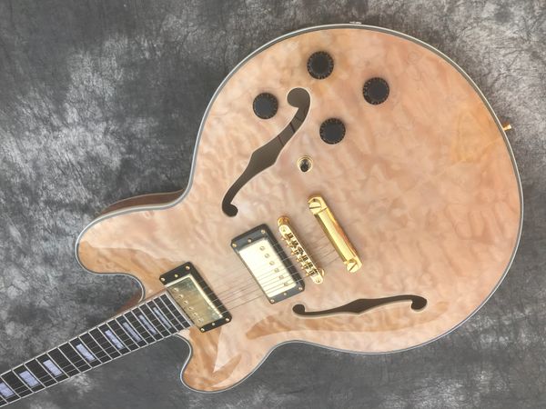 semi-hollow 335 jazz electric guitar fingerboard ebony a flame maple gold hardware building cream original
semi-hollow 335 jazz electric guitar fingerboard ebony a flame maple gold hardware building cream original