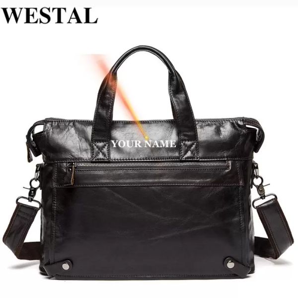 briefcases westal men's business bags for men bag genuine leather 14 laplawyer messenger briefcase male 903
briefcases westal men's business bags for men bag genuine leather 14 laplawyer messenger briefcase male 903