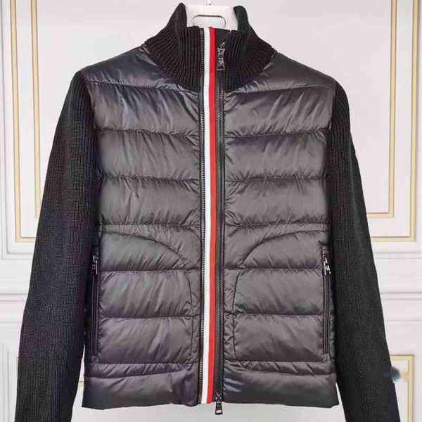 2021 mens down jacket letter monclair knitted women parkas panel casual coats bomber jackets designers men s clothing 665, Black
2021 mens down jacket letter monclair knitted women parkas panel casual coats bomber jackets designers men s clothing 665, Black
