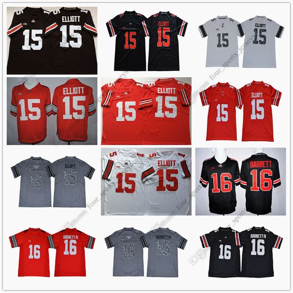 ncaa ohio state buckeyes college football jersey 15 ezekiel elliott 16 j.t barrett stitched, Black
ncaa ohio state buckeyes college football jersey 15 ezekiel elliott 16 j.t barrett stitched, Black