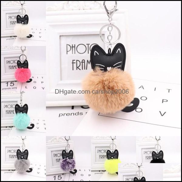 key rings jewelry 8cm artificial fur ball for women 15 styles soft fuzzy animal cat pompom keychains bag charm pendant fashi dhov6, Slivery;golden
key rings jewelry 8cm artificial fur ball for women 15 styles soft fuzzy animal cat pompom keychains bag charm pendant fashi dhov6, Slivery;golden