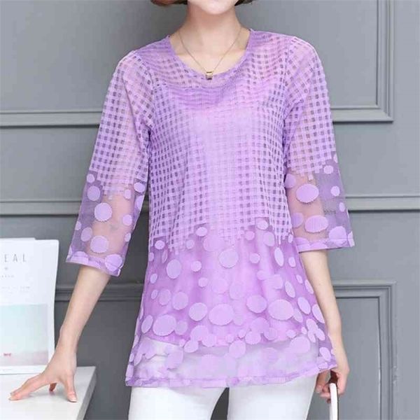 women summer blouses shirt chiffon ladies fashion camisas mujer plus size -5xl white pink purple lace blouses 11e 210326
women summer blouses shirt chiffon ladies fashion camisas mujer plus size -5xl white pink purple lace blouses 11e 210326