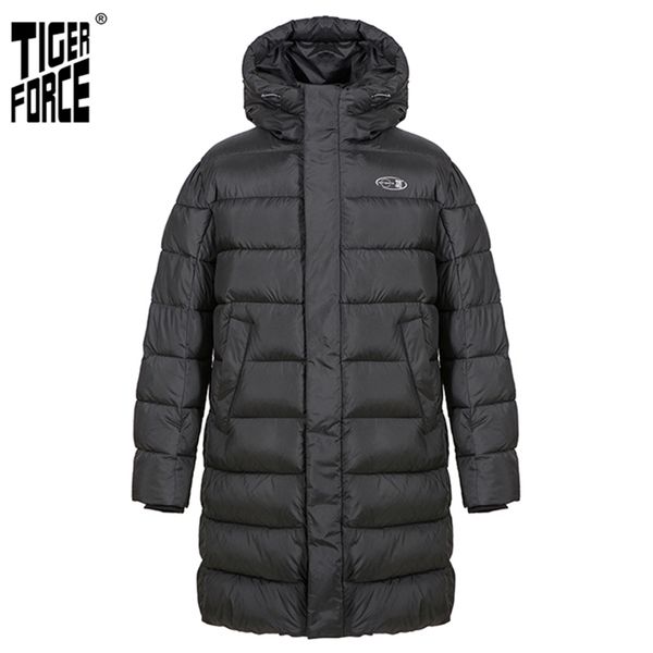 tiger force 2020 men's winter jacket business casual long fashion thick outdoor men coat with hooded black sports parka 70701 lj201216
tiger force 2020 men's winter jacket business casual long fashion thick outdoor men coat with hooded black sports parka 70701 lj201216