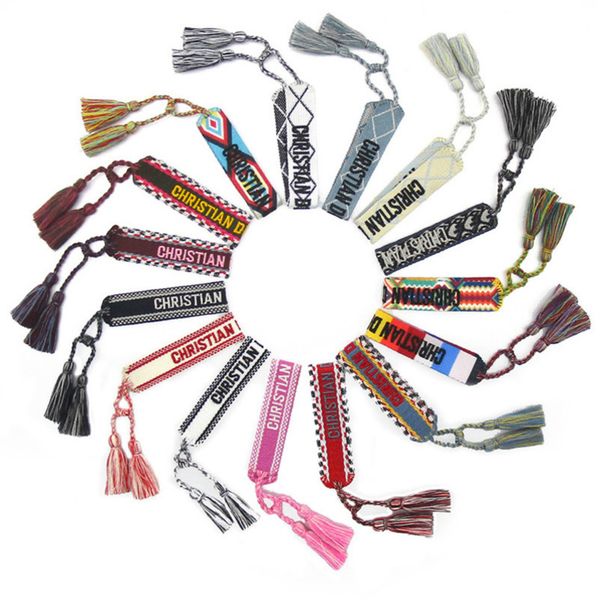 brand fashion d bracelets woven friendship for womens handmade braided luxury bracelet designers with tassel print embroidery mens jewelry b, Golden;silver
brand fashion d bracelets woven friendship for womens handmade braided luxury bracelet designers with tassel print embroidery mens jewelry b, Golden;silver