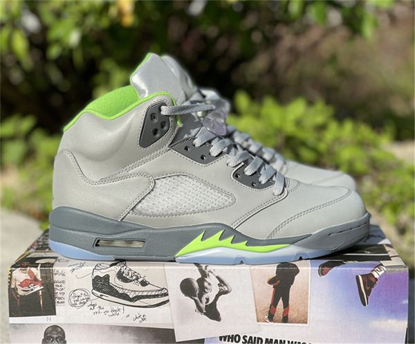 2022 authentic retro new 5 5s green bean dm9014-003 shoes silver reflective sports sneakers mens with original box 7-13
2022 authentic retro new 5 5s green bean dm9014-003 shoes silver reflective sports sneakers mens with original box 7-13