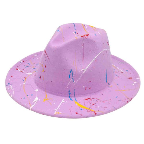 designer trucker straw cowboy hat man woman new color paint graffiti artist foreign trade cross border felt fashion jazz fedora, Blue;gray
designer trucker straw cowboy hat man woman new color paint graffiti artist foreign trade cross border felt fashion jazz fedora, Blue;gray