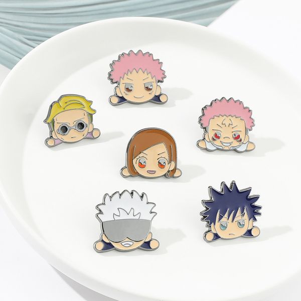 new japanese anime jujutsu kaisen brooch metal badge ladies men's backpack jacket cute pin lapel jewelry accessories, Blue
new japanese anime jujutsu kaisen brooch metal badge ladies men's backpack jacket cute pin lapel jewelry accessories, Blue