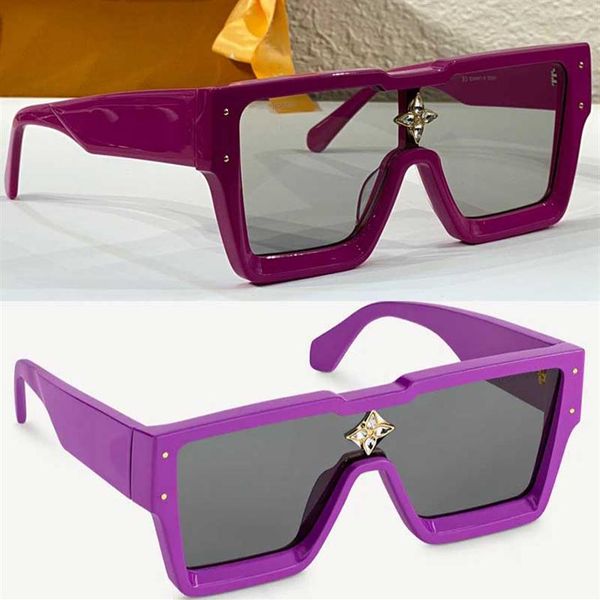 womens mens cyclone sunglasses z1641e designer fashion pink purple frame simple classic crystal decorative lenses luxury brand gla229s, White;black
womens mens cyclone sunglasses z1641e designer fashion pink purple frame simple classic crystal decorative lenses luxury brand gla229s, White;black