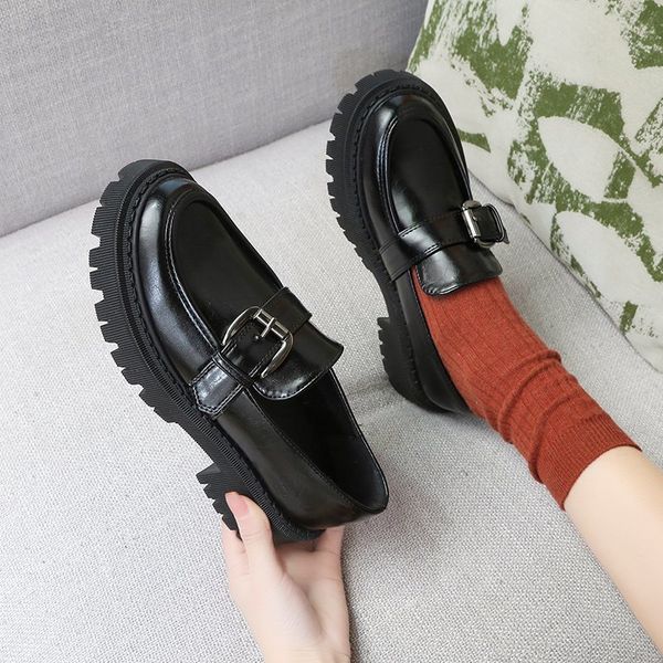small leather shoes women korean fashion platform chunky sneakers casual shoes woman lolita mary jane shoes 2022, Black;white
small leather shoes women korean fashion platform chunky sneakers casual shoes woman lolita mary jane shoes 2022, Black;white