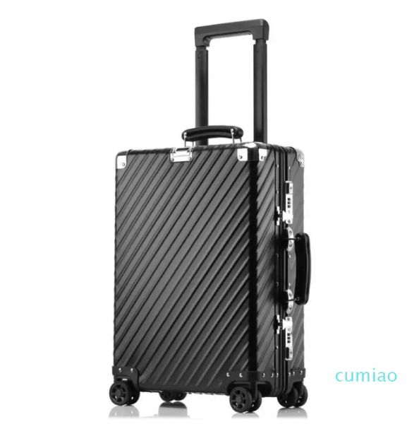 suitcases 20"2 inch luxury suitcase trolly bag vintage aluminium luggage with wheels air boxes accessories
suitcases 20"2 inch luxury suitcase trolly bag vintage aluminium luggage with wheels air boxes accessories