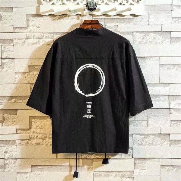 chinese style linen kimono cardigan coat japanese kimono men jacket streetwear mens jacket men hip hop 2020 spring sa-8276r, Black;brown
chinese style linen kimono cardigan coat japanese kimono men jacket streetwear mens jacket men hip hop 2020 spring sa-8276r, Black;brown