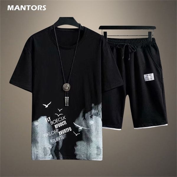 mens t shirt shorts set summer breathable casual t shirt running fashion harajuku printed male sport suit 220621, Gray
mens t shirt shorts set summer breathable casual t shirt running fashion harajuku printed male sport suit 220621, Gray