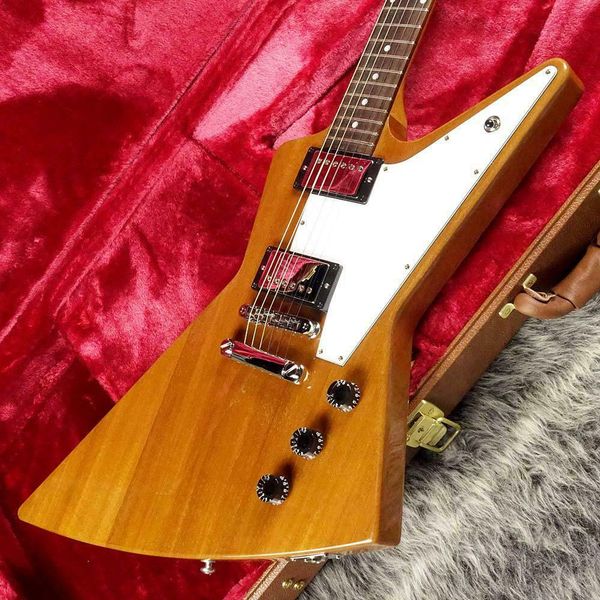 explorer antique natural electric guitar