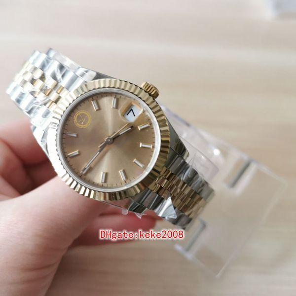 super bpf women's wristwatches 278384rbr 278384 31mm diamond border two tones yellow gold & steel sapphire jubilee automatic mechanical, Slivery;brown
super bpf women's wristwatches 278384rbr 278384 31mm diamond border two tones yellow gold & steel sapphire jubilee automatic mechanical, Slivery;brown