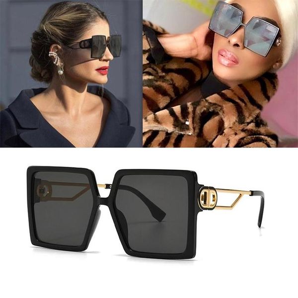 2020 new oversized fashion sunglasses women vintage sunglasses eyewear feminino big shade uv400264g, White;black
2020 new oversized fashion sunglasses women vintage sunglasses eyewear feminino big shade uv400264g, White;black