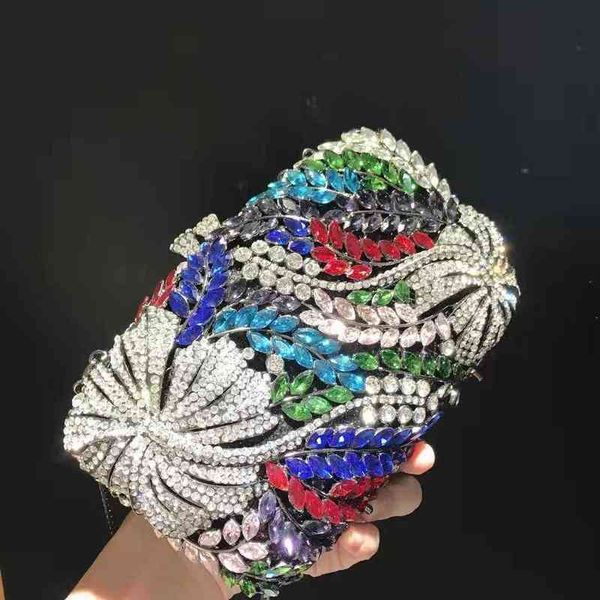 women colorful flower stones evening bags crystal clutches for formal party rhinestone handbags wedding bridal floral purse 220526
women colorful flower stones evening bags crystal clutches for formal party rhinestone handbags wedding bridal floral purse 220526