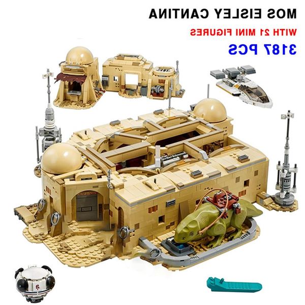 star plan movie series tatooine mos eisley cantina building blocks bricks space port bar kid boy christmas birthday toy gift3021
star plan movie series tatooine mos eisley cantina building blocks bricks space port bar kid boy christmas birthday toy gift3021