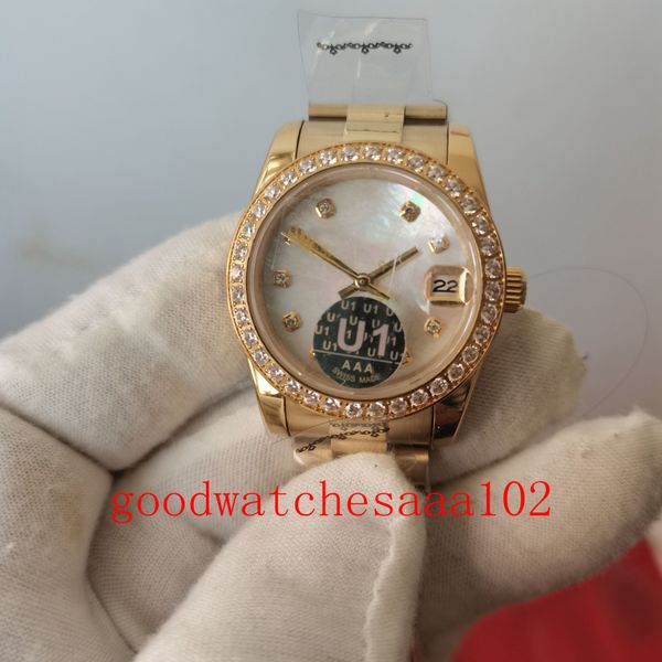 u1 factory 2022 ladies watch watches 126231 126233 178274 black dial full diamond 31mm eta 2813 movement classic series automatic women', Slivery;brown
u1 factory 2022 ladies watch watches 126231 126233 178274 black dial full diamond 31mm eta 2813 movement classic series automatic women', Slivery;brown